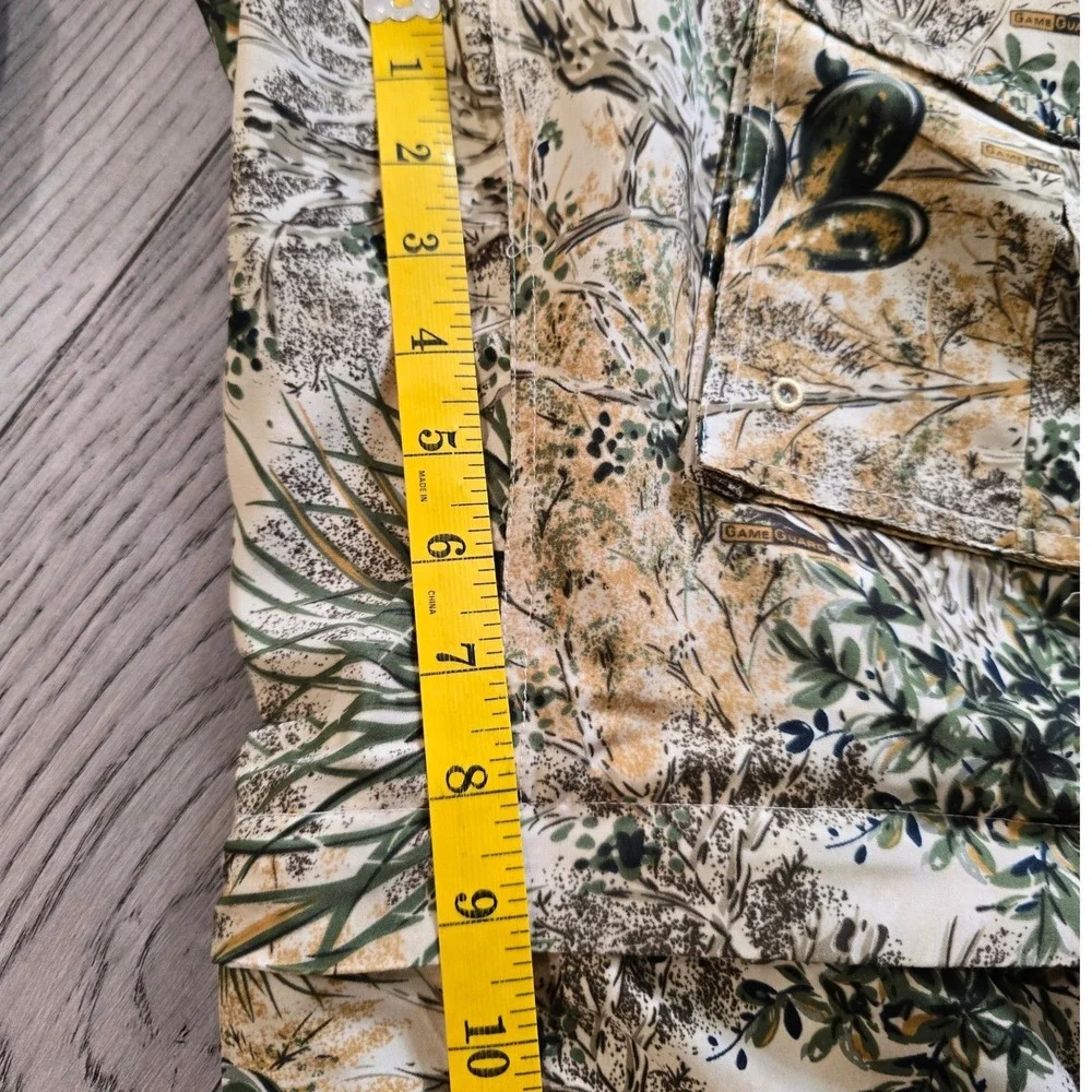 GameGuard Desert Camo Convertible Zip Off Cargo Pants Mens Small Cactus Print